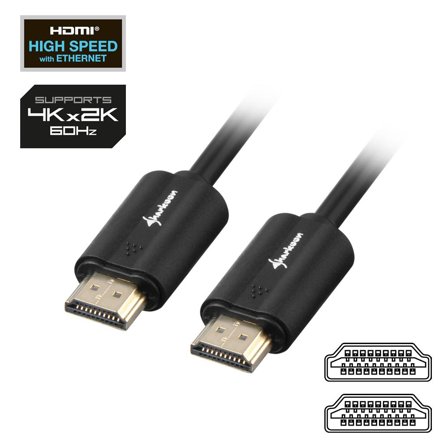 Sharkoon Hdmi/Hdmi 4K, 7.5M Hdmi Cable