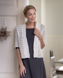 Cardigan Spetsvirkad