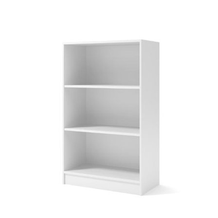 LANAB DESIGN Hylla 2 plan H132,5cm vitlaminat - Lyreco - Kontorsmöbler och inredning - Skåp och hyllor - Hyllor