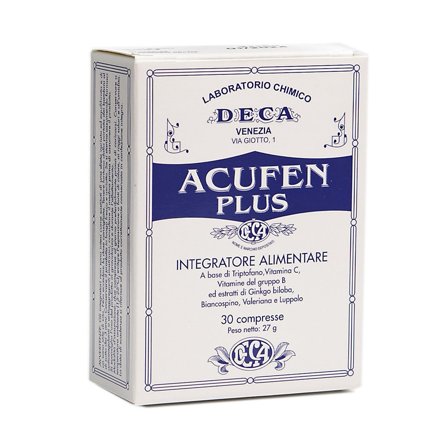 Acufen Plus 30 Compresse - Integratore per Benessere Uditivo