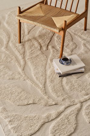 Jotex - Bomullsteppe Bomull/Bomull naturhvit ORTA - Kjøp Bomulls- & filleryer hos Jotex