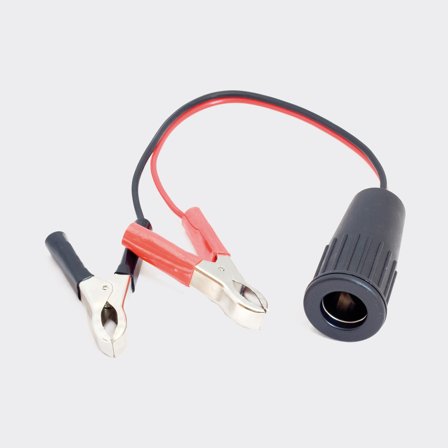 Cigarettænderstik Skyllermarks, udenpåliggende, 12 V, 30 A, med kabel + batteriklemmer