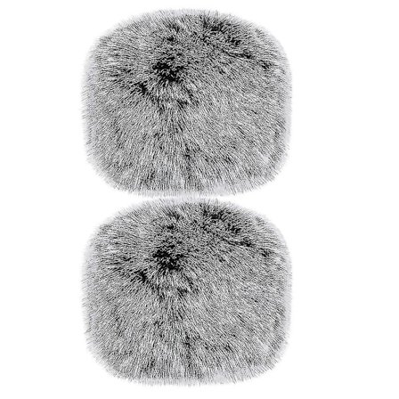 2 kpl Mikrofoni Karvainen Tuulisuoja Muff Mic Tuulisuoja Pörröinen Mic Suojus Blue Yeti Kondensaattorille M
