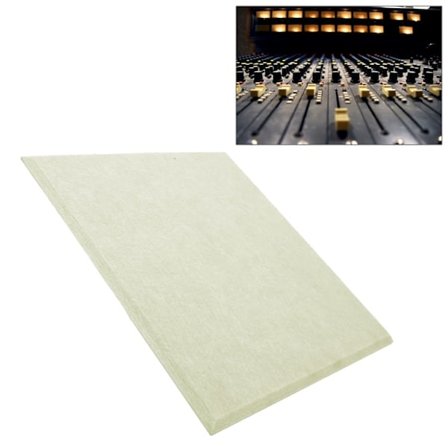 6 kpl Akustiikkapaneeleja, paksumpi malli, vähentäävät kaikua, ääntä eristävä pehmuste, vaimentimet (keltainen)