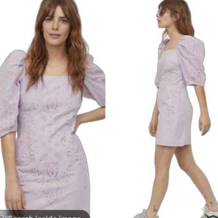 Ny syrenlila klänning!