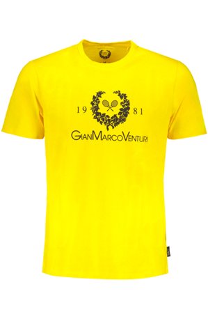 Gian Marco Venturi T-shirt Maniche Corte Uomo Giallo