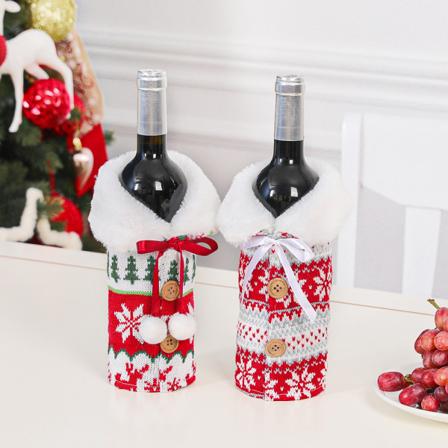 Paket med jultomte-vinsäckar, vintage-vinsäckar, snögubbe-vinsäckar, juldekoration, jultröjfestdekoration