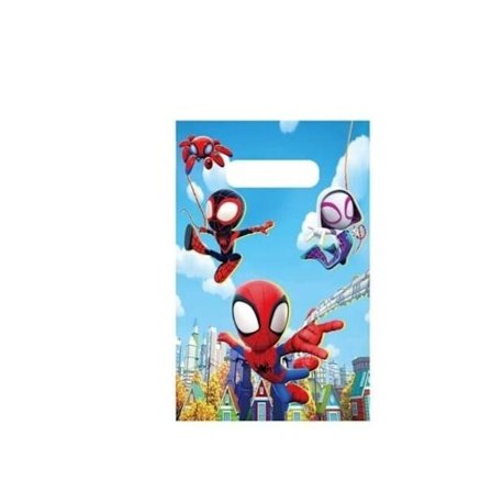 10 st Spidey och vänner Spiderman Godis påse Kalaspåse Födelsedagspresent Godispåse