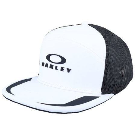 Oakley - Vit trucker Keps - Podium Hat White/Black Trucker @ Hatstore