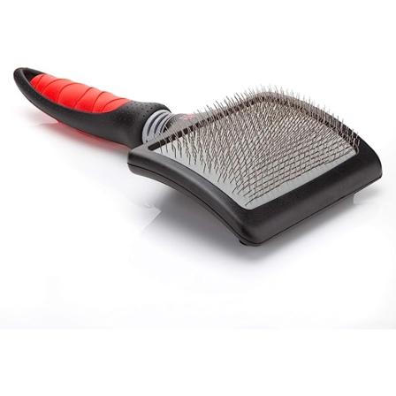 Erittäin suuri karstaus- ja harjausharja koirille