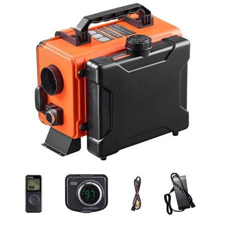 Dieselvarmer 8 kW-Duoku-DC 12 V/24 V-Udviklet med fjernbetjening og LCD-skærm-4,5 L brændstoftank