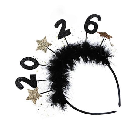 Uudenvuoden glitteri hiuskoriste 2026 Tähti Uudenvuoden hiuspannat kevyet juhliin tansseihin tapahtumiin (LGL)