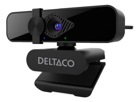 DELTACO Webbkamera 2K QHD - Lyreco - Datorprodukter - Kringutrustning - Webbkameror
