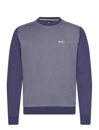 Tracksuit Sweatshirt Tops Sweat-shirts & Hoodies Sweat-shirts Blue BOSS