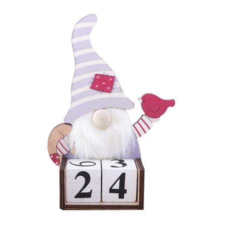 Julträ Adventskalenderträd Till Nedräkningsblock White