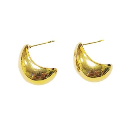 Gulldråpeøredobber, nisjedesign, ljåstudøredobber, unik temperamentstil3 KLB