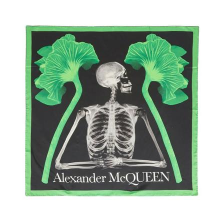 Alexander Mcqueen - Sjalar - Svart - Dam - Storlek: One Size, Dam, Storlek: ONE SIZE