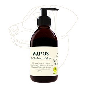 WAP: 8 Pälstvätt antiodör, Hund, 250 ml
