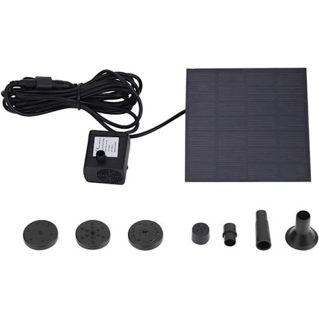 1,2W Miniatyr Borstlös Solcells-Nedsänkbar Vattenpump för Fontän, Damm, Akvarium