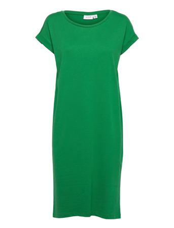 Vidreamers S/S Knee Dress /Su - Fav Green Vila
