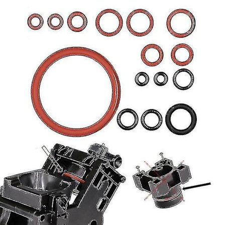15 stk Silikon O-ring Pakning For Saeco Gaggia Automatisk Kaffemaskin Tetnings O-ring Kaffemaskin Dyse Koblingspakning (FMY)