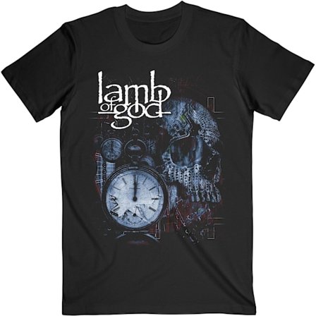 Lamb Of God Unisex Vuxen Skull Bomulls T-shirt L Svart