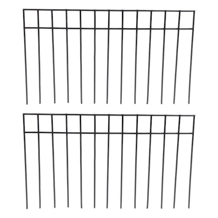 10 stk. dyrehegn uden gravearbejde, havehegn i legeret stål, rustfrit udendørs hunde- og kaninhegn, 50,8 x 30,48 cm/20 x 12 tommer
