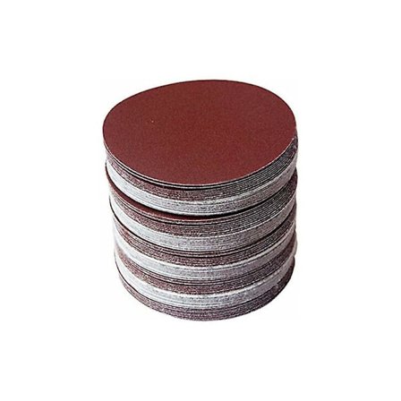 120 stk/sæt 6 tommer 150 mm runde sandpapirskive sandark Grit 80/100/120/180/240/320 slibeskive og krog til slibemaskine kornstørrelser