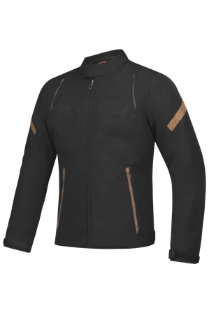 Giacca Moto IXON Striker Retro Nero/Marrone S