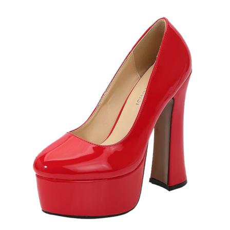 Kvinnor Slip On Pumps Rund Toe Klänning Skor