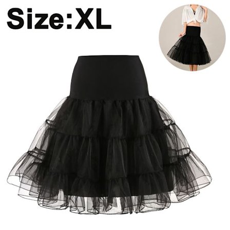 Tutu kjol för kvinnor 1950-tal, korta vintage underkjolar Bubble Balett