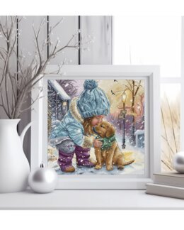 Stickpackung Bild Beste Freunde - LetiStitch