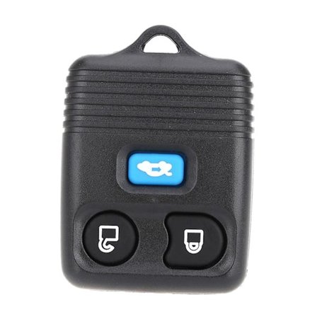 Musta 3-painikkeen kaukosäätimen korvaava 433mhz korvaava Ford Transit Mk6 2000-2006 Connect 2000-2007