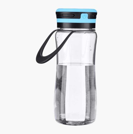 Flaska med sollcellslampa