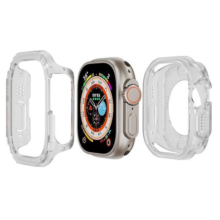 För Apple Watch Ultra 49mm Klockfodral PC+TPU Anti-Repskydd