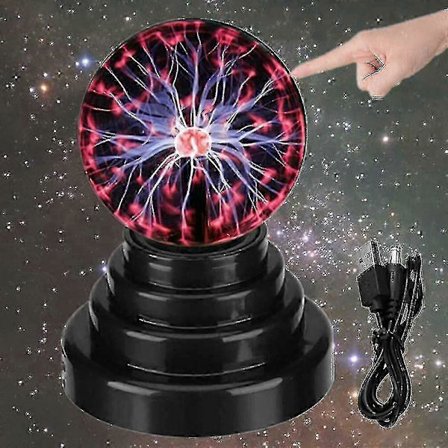 Elektrisk Magisk Statisk Plasma Boll Lava Glob Nattlampa Touch Sensitive