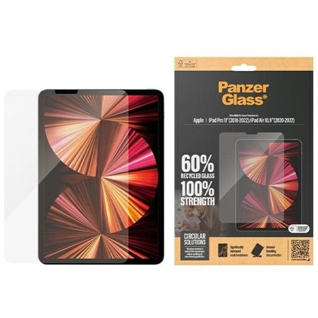 PanzerGlass Ultra-Wide Fit antibakterielt glas til iPad Pro 11" 2018-2022 / Air 10,9" 2020-2022