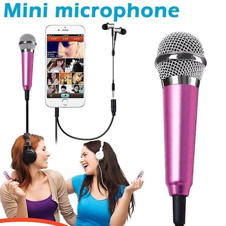 Uusi Mini Karaoke -kondensaattorimikrofoni iPhone Samsung Android -tabletille