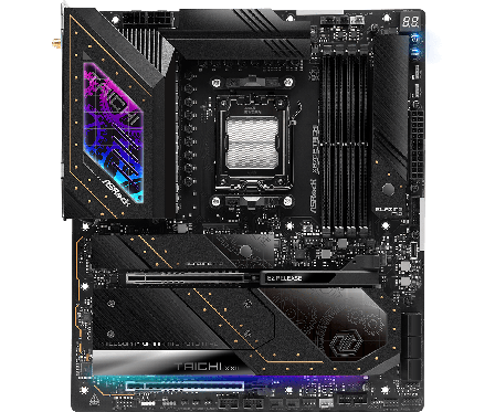 ASRock X870E Taichi, eATX, AM5 DDR5, 1x M.2 PCIe 5.0, 2x USB4, 5GbE LAN, Wi-Fi 7 160MHz (802.11be)