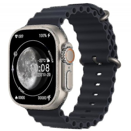 Hk8 Pro Max Ultra Miesten 49mm Amoled-näyttö Kompassi Nfc Älykello -HG