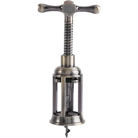 Rødvinflaskeåpner/korketrekker åpne ølflaske vinflaskeåpner spiral sinklegering kobber plat