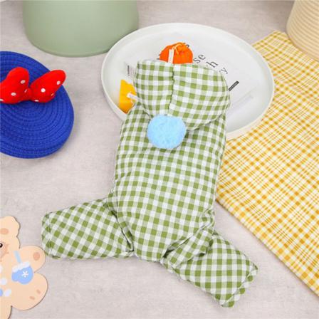 Djurkläder Bomullskläder Grön Xl