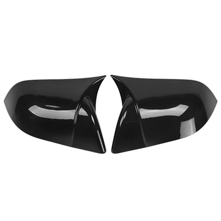 Vasemmalle ja oikealle taustapeilin kansi kiiltävä musta lisäosa kuori sopii Tesla Model 3 17-20