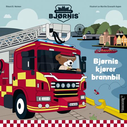 Bjørnis kjører brannbil - Bok av Rikard B. Heimen - Board book