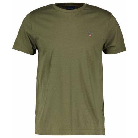 Gant - T-shirts - Grön - Herr - Storlek: 2xl, Herr, Storlek: 2XL