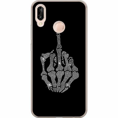 Huawei P20 Lite Mjukt Skal - Fuck You Bling