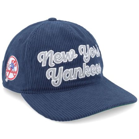 47 Brand - MLB Blå unconstructed Keps - New York Yankees Chainscript Hitch Lc Navy Dad Cap @ Hatstore