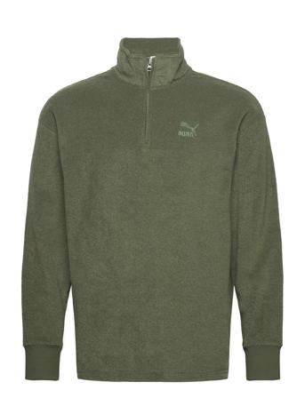 Classics Fleece Half Zip Green PUMA