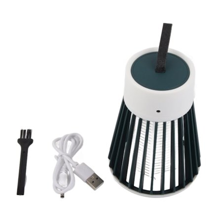 Myggdödande lampa med låg ljudnivå och låg strålning, USB-laddning, multifunktionell, bärbar mygglampa för hem och camping
