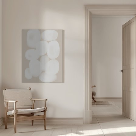 Circle Minimalist Art Canvastavla 50x70 cm